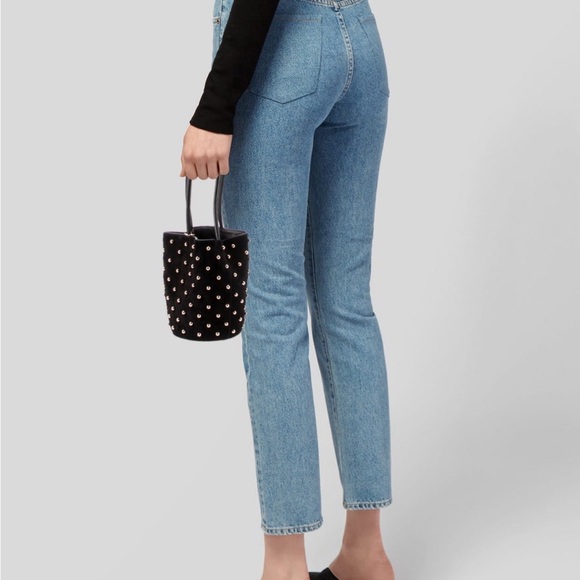 Alexander Wang Black and Gold Shoulder Bag with Edgy Design - Picture 4 of 4